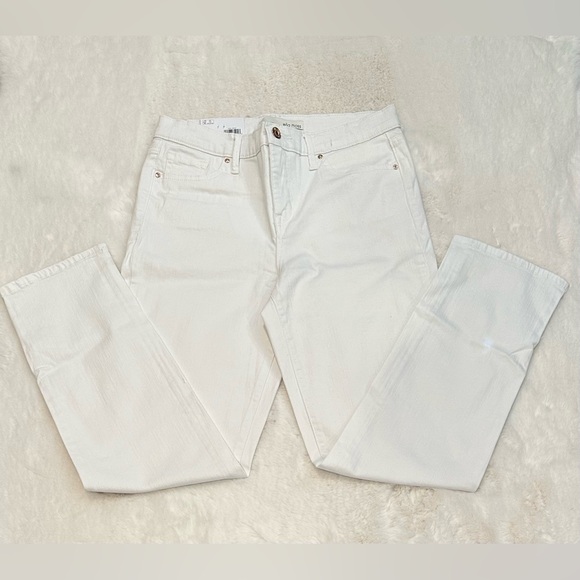 - Ella Moss Ladies' Straight Mid-Rise Ankle Jeans, White - Picture 8 of 11